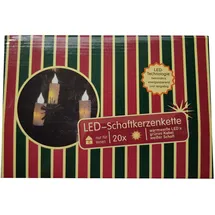 Merxx LED-Weihnachtsbaumkette opal-weiss 20-flammig warmweiße