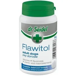 Dr. Seidel FLAWITOL für ausgewachsene Hunde Vitamin- und Mineralstoffpräparat mit Traubenflavonoiden 200 tab
