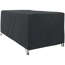 vidaXL Gartenmöbelabdeckung 205 x 100 x 70 cm Schwarz