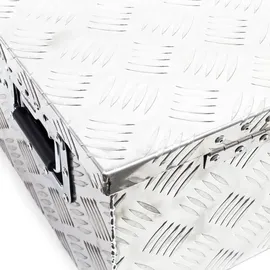 Wiltec Werkzeugbox Alu 76x32x24,5 cm Silber