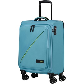 American Tourister Take2Cabin - Spinner S, Handgepäck, 55 cm, 38.5 L, Blau (Breeze Blue)