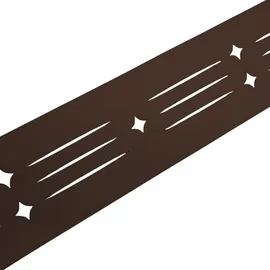 zaun|zu® Sichtschutzstreifen Dekor Starline 2,55 m Braun