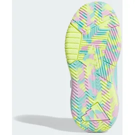 adidas Unisex Kinder OWNTHEGAME 3.0 Shoes, Flash Aqua/Bliss Lilac/FTWR White, 38 2/3