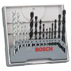 Bohrer-Set, gemischt, 15-teilig, 3 - 8mm, 3 - 8mm, 3 - 8mm (2607017038)