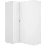 mirakemueble Eckkleiderschrank mit 3 Türen - 132 cm - listowel