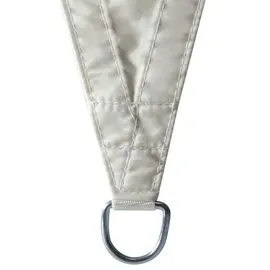 Perel Viereck-Sonnensegel 500 cm x 500 cm Creme