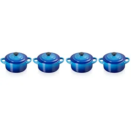 Le Creuset Mini-Cocotte Topf-Set 4-tlg. 4 x 200 ml