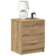 vidaXL Nachtschrank Olin 40 x 36 x 50 cm Braun