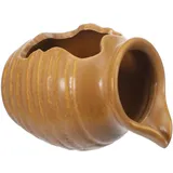 MUSISALY Keramik Teich Wasserspeier mit Zirkulierendem Wasserspiel Hydroponische Vase aus Keramik Einfach zu Bedienen für Garten und Innenbereich