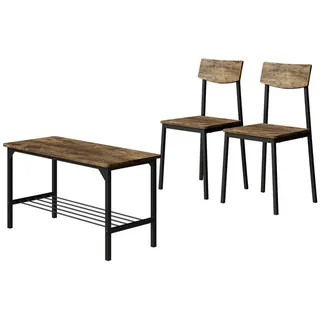 Vicco Sitzbank und Stuhl Fyrk, 85 cm