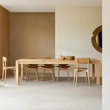 Tikamoon Eden 180 x 75 x 90 cm Ausziehtisch beige
