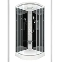 SeniorBad Duschkabine Fertigdusche Dusche Komplettkabine D10-13T0 90x90 cm ohne 2k Scheiben Versiegelung