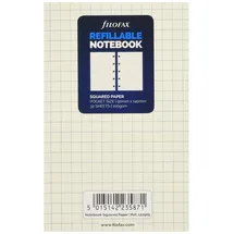Filofax Nachfüllseiten Pocket A6 kariert Weiß