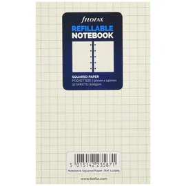 Filofax Nachfüllseiten Pocket A6 kariert Weiß