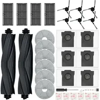 bpbdzz 32 Stück Zubehörset für Dreame L10s Ultra Gen 3/X40 Ultra Complete/X40 Master für Mova P50 Pro/P10, 2 Hauptbürsten, 4 Filter, 6 Wischpads, 6 S...