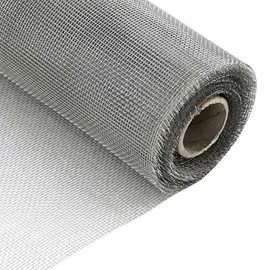 vidaXL Maschendrahtzaun 80 x 2000 cm Silber/Edelstahl