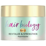 Hair Biology Haarmaske, Meno Balance Revitalize & Strengthen, 160ml, für dünner werdendes Haar, Menopause, Wechseljahre, Haarpflege