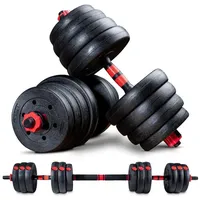 Sportstech Hantelset AH150, 40kg, Kurzhanteln und Langhanteln, mit Sicherheitsverschluss, 2in1, für Muskelaufbau, vielseitig