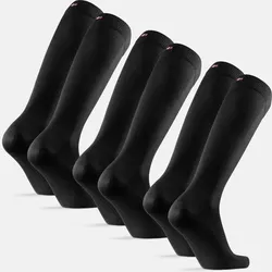 BAMBUS KNIESTRÜMPFE - 3-Pack - Schwarz - 48-51