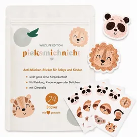 pieksmichnicht Anti-Mücken-Sticker Wildlife Edition 24 St