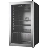 euhomy BR001 Getränkekühlschrank 90 l 850 mm hoch Grau/Schwarz