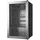 euhomy BR001 Getränkekühlschrank 90 l 850 mm hoch Grau/Schwarz