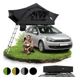 Juskys Autodachzelt Lago 120 x 210 cm Schwarz