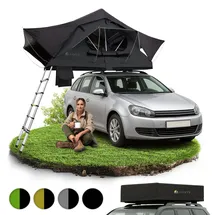 Juskys Autodachzelt Lago 120 x 210 cm Schwarz