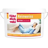 FühlDichWohl Reinweiss ULTRA Deckkraft - hochweiss - 10l Premium Wandfarbe matt
