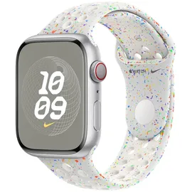 Apple Watch Nike Sportarmband 45 mm Pure Platinum S/M