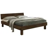 Hasena Forti 100 x 200 cm Fußhöhe 25 cm nussbaum