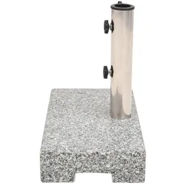 vidaXL Sonnenschirmständer Granit rechteckig 25kg Stein, Marmor,