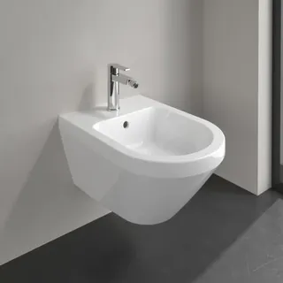 Villeroy & Boch Architectura Bidet wandhängend, 370 x 530 mm, Weiß Alpin CeramicPlus
