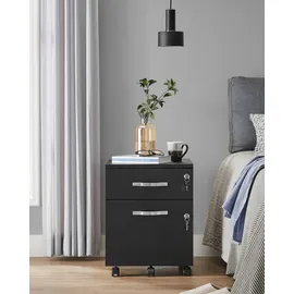 VASAGLE Aktenschrank 40 x 54,4 x 43,8 schwarz
