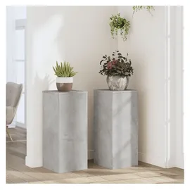 vidaXL Pflanzenständer 30 x 30 x 70 cm Betongrau
