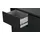Möbel Kraft Naia 108,9 x 92,9 x 31,5 cm schwarz / mit Schubladen