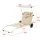 [en.casa] Lazkano Sonnenliege 150 x 60 x 52,5 cm Beige