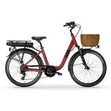 MBM Elektro-Citybike RHEA 24 Zoll, red