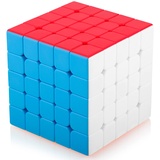 Maomaoyu Zauberwürfel 5x5 5x5x5 Original Speed Stickerless Magic Cube Puzzle Magischer Würfel Aufkleber für Schneller und Präziser mit Lebendigen Farben