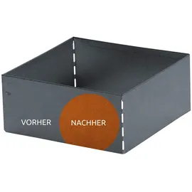 Bellissa Rasenkante Square Corten 30x30cm H20cm Beetumrandung Beeteinfassung