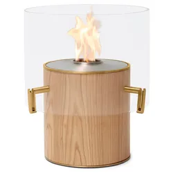 EcoSmart PILLAR 3L [Design Ethanol Kamin]: Oak (Eiche)