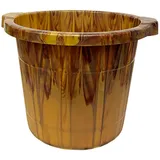 perfk Fußbad Fußbad Becken Haushaltsmassagewanne Verdicktes Fußwaschbecken Pediküreschale für Badezimmer Sauna Damen und Herren Zuhause, L