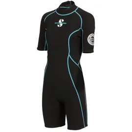 Scubapro Neoprenanzug Shorty Schwarz/Türkis XXL