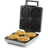 Domo DO9251W, Waffeleisen, Grau