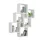 FMD Laurio 2 Wandregal 81,2 x 94,3 x 15,7 cm Weiß