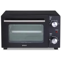 Sogo Mini-Toasterofen Schwarz