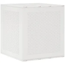 vidaXL Aufbewahrungsbox 55 x 53 x 57 cm 1-tlg. Weiß