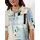 Inspirationen Shirtkleid Gemustert Blau/Khaki 38