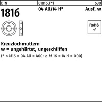 Industrial Quality Supplies DIN 181 Kreuzlochmuttern 14 H M