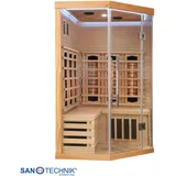 SANOTECHNIK SUPREME Infrarotkabine Wärmekabine 2 Pers. 120x120x190 cm